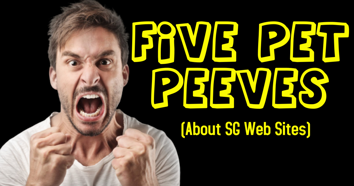 Five Pet Peeves